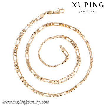 40322 fashion hot sale gold necklace designs in 14 gram delicat simple copper alloy jewelry necklace